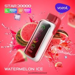 VOZOL Vape Nederland - VOZOL STAR 20000 2F6820398 watermeloen ijs