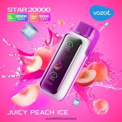 VOZOL Vape Nederland - VOZOL STAR 20000 2F6820405 sappig perzikijs