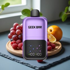 GEEK BAR 2GO 50000 Puffs 20ml Dual Tank Aanpasbare Smaak/Koelte Oplaadbaar Druif & Framboos