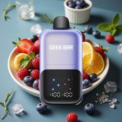 GEEK BAR 2GO 50000 Puffs 20ml Dual Tanks Aanpasbare Smaak/Koelte Oplaadbaar MTL Gemengde Bessen IJs