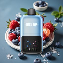 GEEK BAR 2GO 50000 Puffs 20ml Dual Tanks Aanpasbare Smaak/Verkoeling Blauwe Bes Framboos IJs