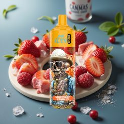 JNR Alien 10000 Puffs Disposable Vape Aardbei Snoep IJs - 850mAh, Type-C, RGB LED