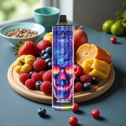 JNR Calavera 11000 Puffs Wegwerp Vape Gemengde Bes met Type-C, 850mAh, 21ml, 1.0ohm Mesh Coil, 0%/2%/5% Nicotine