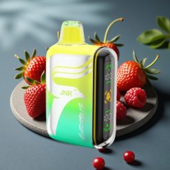 JNR Capsule 15000 Puffs Disposable Vape Aardbei Framboos Kers met 850mAh, 20ml, Dual Mesh Coil, Smart LED Display