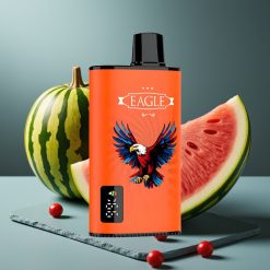 JNR EAGLE Smart 23000 Puffs Disposable Vape Watermeloen Bubblegum met Digitaal Scherm, 1.0ohm Mesh Coil & Type-C