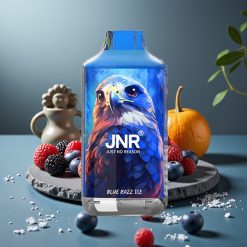 JNR Falcon 16000 Puffs Disposable Vape Blauwe Framboos IJs – 850 mAh, 22ml, Dual Mesh Coil, Type C/Lightning, LED Display, 0%/2% Nicotine