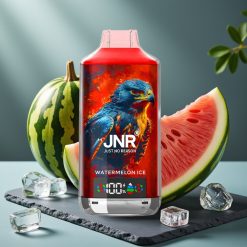 JNR Falcon X 18000 Puffs Disposable Vape Watermeloen IJs – 750mAh, 24ml, Dual Mesh Coil, Digitaal Display, Type-C