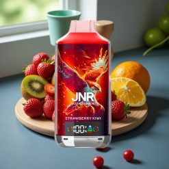 JNR Falcon X 18000 Puffs Wegwerpbare Vape Aardbei Kiwi - 24ml, 750mAh, Dual Mesh Coil, Type-C