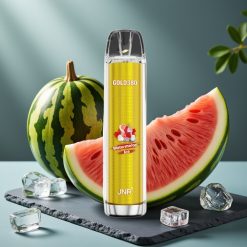 JNR Gold380 6000 Puffs Wegwerp Vape Watermeloen IJs - 1500mAh, 13ml, 0%/2%/5% Nicotine