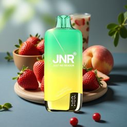 JNR Rainbow 10500 Puffs Wegwerp Vape Aardbei Perzikmunt 600mAh 18ml