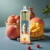 JNR Rocket-X 12400 Puffs Wegwerp Vape Perzik Mango met RGB, Mesh Coil & Luchtstroomregeling