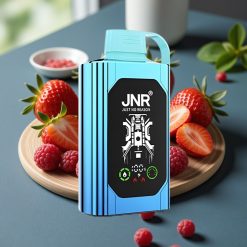JNR Shisha Hookah Box 20500 Puffs Disposable Vape Aardbei Framboos Snoep HD Display 1000mAh 25ml Dual Mesh Coil Type-C 0/2/5%