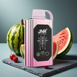 JNR Shisha Hookah Box 20500 Puffs Disposable Vape Kers Watermeloen Ijs HD Display 1000mAh 25ml Dual Mesh Coil Type-C