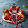 JNR Wolf Niplo 10000 Puffs Disposable Vape Aardbei Framboos Kers IJs – 20ml, 650mAh, Type-C