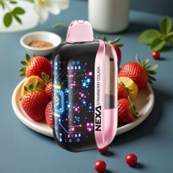 NEXA Ultra 50K Wegwerp Vape Aardbei Colada 20ml 5% 800mAh Type-C Scherm