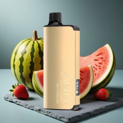 Alibarbar Ingot 9000 Puffs Wegwerp Vape Aardbei Kokos Watermeloen – 22ml, 2350mAh, LED