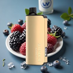 Alibarbar Ingot 9000 Puffs Wegwerp Vape Braambes IJs – 22ml, 2350mAh, LED