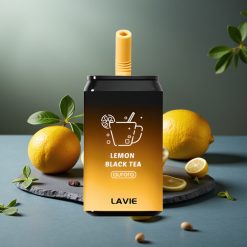 LAVIE Aurora 11000 Puffs Wegwerp Vape Citroen Zwarte Thee – 22ML, 650mAh, Type C