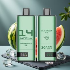 Lavie Cube 20000 Puffs Disposable Vape Watermeloen IJs – 28ML, 600mAh, Type C