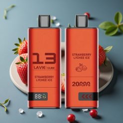 Lavie Cube 20000 Puffs Wegwerp Vape Aardbei Lychee IJs – 28ML, 2%/5% Nicotine, Type-C