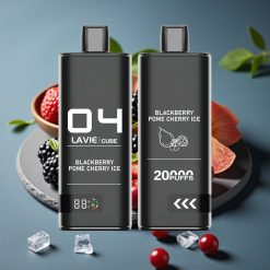 Lavie Cube 20000 Puffs Wegwerp Vape Braambes Granaatappel Kers Ijs – 28ML, 2%/5%, Type C