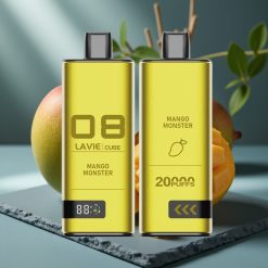 Lavie Cube 20000 Puffs Wegwerp Vape Mango Monster – 28ML, 2%/5% Nicotine, Type-C