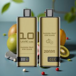 Lavie Cube 20000 Puffs Wegwerp Vape Passievrucht Kiwi Guave – 28ML, 2%/5% Nicotine, 600mAh, Type C